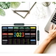thumbnail image 4 of 2023 Calendar Mouse Pad Calendars Desk Mat Calendar 2023 Mousepad Gaming Office Keyboard Mat (23.6x11.8 in), Large Non-Slip Rubber Base Mousepads with Stitched Edges for Work, Game, Home, 4 of 6