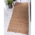 thumbnail image 1 of Unique Loom 3138972 2 Pi 6 Po x 6 Pi Tapis de Jute & 44; Tan, 1 of 1