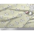 thumbnail image 2 of Soimoi Crepe Silk Fabric Labrador Dog Print Fabric by The Yard 42 Inch Wide, 2 of 3