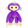Jumbo Fingerling - Mia - Friendly Cuddly Plush Monkey, 27", Purple