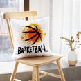 thumbnail image 5 of LALILO Throw Pillow Covers Grunge Basketball Shirt Banner Cushion Cover 18" x 18", 2 Pack, 5 of 6