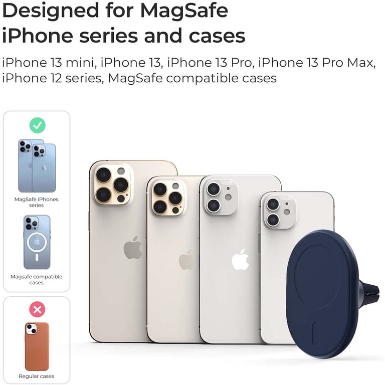 Wireless Charging Magnetic Air Vent Car Mount photo 4