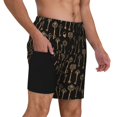 thumbnail image 2 of Daiia Keys Mens Swim Trunks Swim Shorts Quick Dry Swim Shorts with Mesh Lining Pockets-XX-Large, 2 of 9