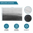 thumbnail image 6 of Grey Ombre Placemats Set of 12, Modern Abstract Art Ocean Oil Painting Placemats for Dining Table, Place Mats for Kitchen Tabletop, Waterproof Wipeable Dining Table Mats Set, 6 of 9