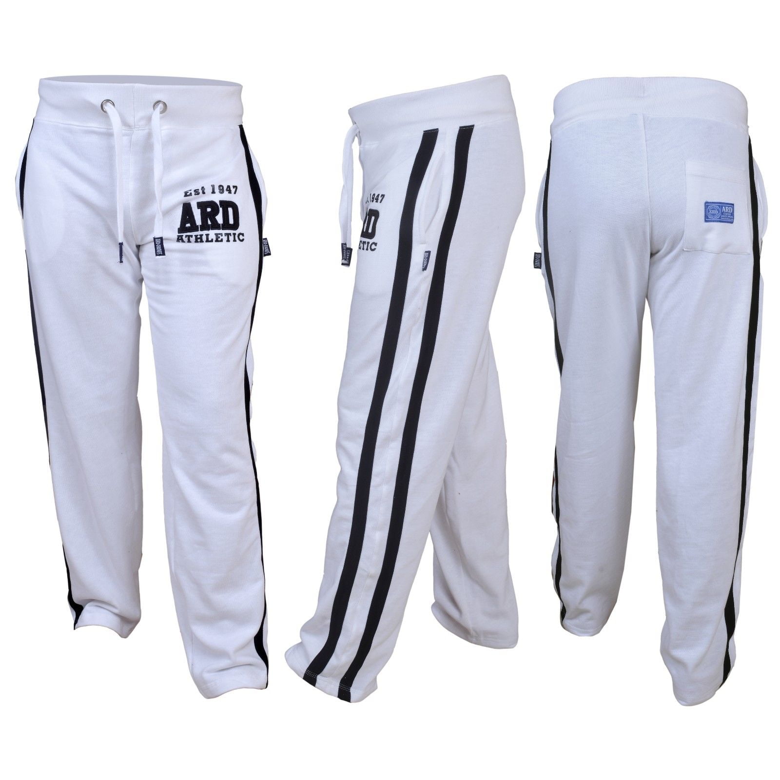 Mens Fleece Joggers Trousers Cotton Track Suit Bottom Jogging Boxing MMA Pants 