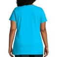 thumbnail image 3 of JMS by Hanes Women's Plus Size Slub Shirred V-Neck, 3 of 5