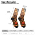 thumbnail image 5 of Yiaed Cat Dog Friendship Print Great elasticity Crew Socks Sports socks for Men and Women, 5 of 5