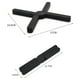 thumbnail image 4 of 2 salvamanteles de silicona plegables (negro + rojo), extensibles, ligeros, flexibles, duraderos, antideslizantes, diseño cruzado, almohadillas calientes, utensilios de cocina Xemadio 2034062, 4 of 8