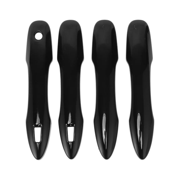 Unique Bargains Smart Car Door Handle Cover Trim for Toyota Camry 2018-2024 Side Door Handle Cover Durable 4 Pcs Black