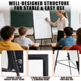 thumbnail image 3 of QinaQin Magnetic Portable Dry Eraser Whiteboard Easel – 36" x 24" Tripod Height Adjustable Flip Chart Holder, Suitable for Offices, Classrooms, and Homes, 3 of 7