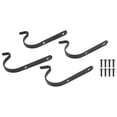 thumbnail image 1 of 4PCS Metal Hanging Plant Bracket Curved Hook For Flower Pot Bird Feeder, 1 of 1