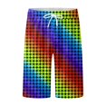 thumbnail image 2 of Aayomet Swim Shorts Men Beach Shorts Breathable Tether Print Board Shorts (Blue, S), 2 of 5