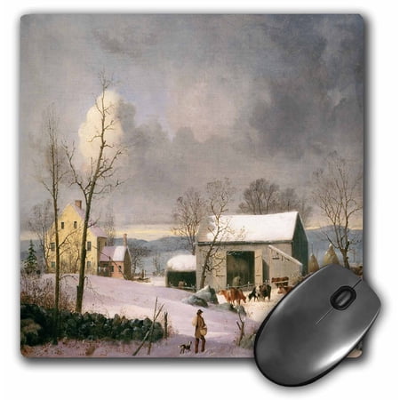 3dRose  Vintage Winter Barnyard Scene   MousePad price history on PriceWatchPro