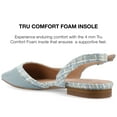 thumbnail image 5 of Journee Collection Womens Need BLUE Tru Comfort Foam Sling Back Pointed Toe Flats, 5 of 7