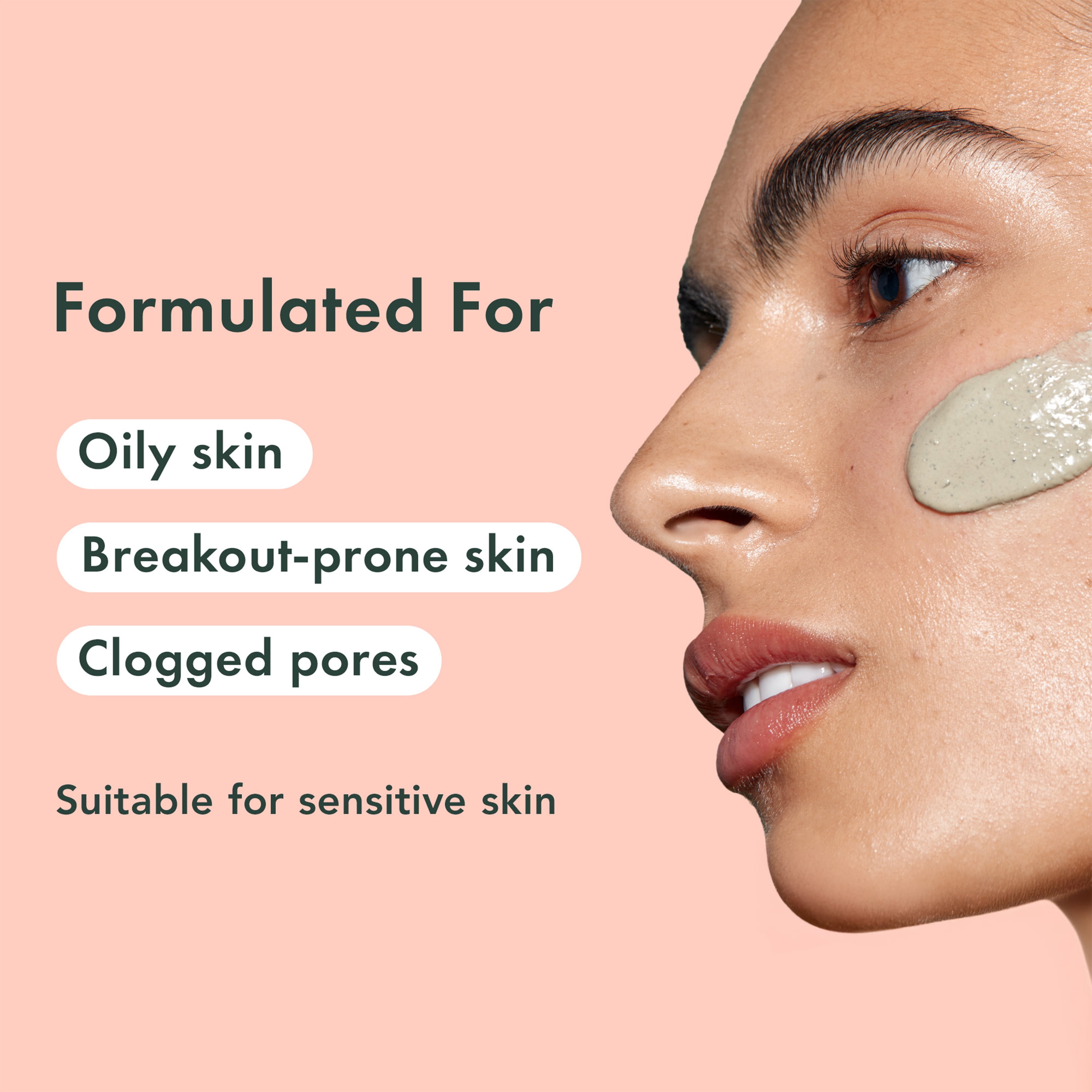 Rael Miracle Clear Pore Purifying Kaolin Clay Face Mask, 3.4 fl oz