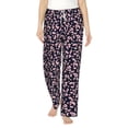 thumbnail image 2 of Goofa Flower Printed Soft Pajama Pants for Women, Wide Leg Comfy Casual Lounge Yoga Pants-X-Large, 2 of 9