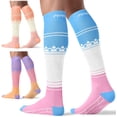 thumbnail image 1 of Calcetines de compresión FITRELL Bliss Cream 20-30 mmHg para mujeres y hombres, 1 of 7