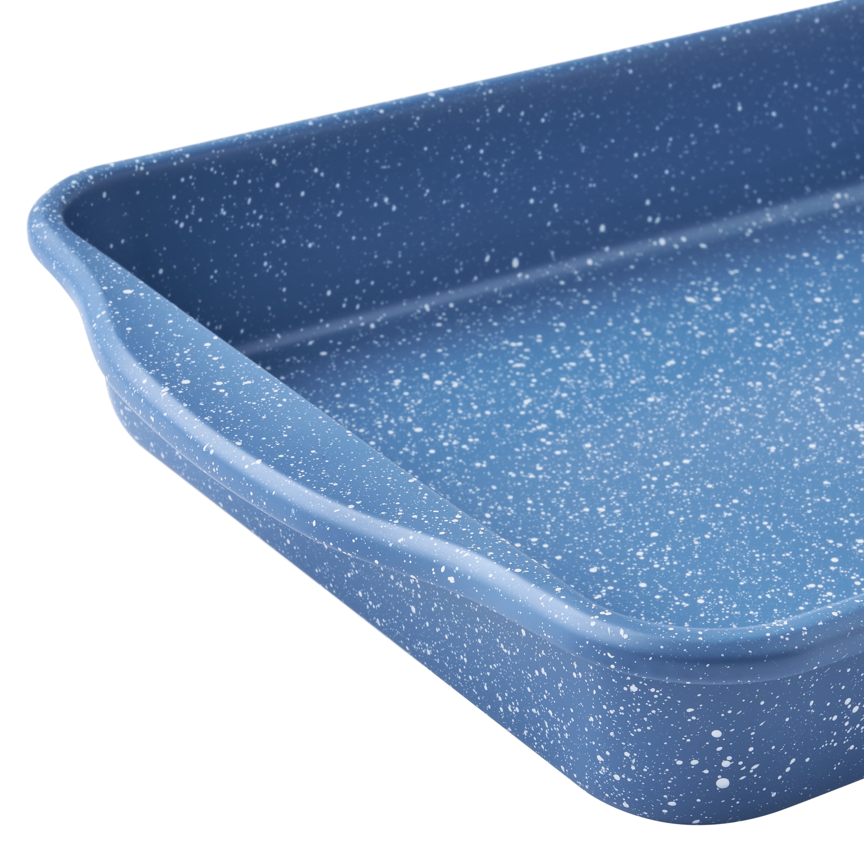 The Pioneer Woman 9" x 13" Aluminized Steel Nonstick Cake Pan, Blue Speckle