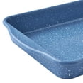 thumbnail image 3 of The Pioneer Woman 9" x 13" Aluminized Steel Nonstick Cake Pan, Blue Speckle, 3 of 13