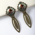 thumbnail image 3 of Octopus Elegant Vintage Copper-Colored Lace Bookmarks - Set of 2 Stainless Steel Book Accessories for Readers and Book Lovers, 3 of 5