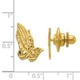 thumbnail image 2 of 14k Yellow Gold Jesus Praying Hands Lord Serenity Prayer Tie Tac Lapel Pin Bar, 2 of 6
