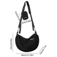 thumbnail image 3 of Bolso Bandolera Bolso bandolera de nailon de gran capacidad para hombres y mujeres, bolso de viaje, bolsos deportivos informales Ehuebsd Para Estrenar, 3 of 3