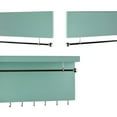 thumbnail image 6 of Wall Mounted Wood Jewelry Organizer with Metal Bars, Set of 2_Turquoise, 6 of 7