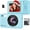 Blue, variant on Digital Camera, 4K 44MP Autofocus Point and Shoot Camera with 16X Zoom 2.4" LCD Portable Compact Camera for Teens Boys Girls Adults
