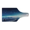 thumbnail image 1 of Universe Cutting Board, Horizontal Image of Nebula with Planet Earth Moon and Asteroids, Decorative Tempered Glass Cutting and Serving Board, in 3 Sizes, by Ambesonne, 1 of 2