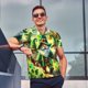 thumbnail image 4 of Balery st. patrick’s day gnomes Camisa Polo de Hombre con Estampado, de Manga Corta y Tejido Medio, Camisa Tipo Golf Polo-Medium, 4 of 6