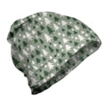 thumbnail image 1 of Christmas Unisex Beanie, Repetitive Pine Trees, Hiking Outdoors, Reseda Green Green, by Ambesonne, 1 of 1