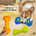 thumbnail image 3 of Pet Chew Toy for Dogs-7.48 inch Dental Teething Bone,  Chewing Toy Squeaky Interactive Stick, 3 of 9