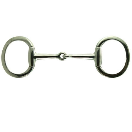 - Coronet Flat Ring Eggbutt Snaffle Bit - 5 3/4