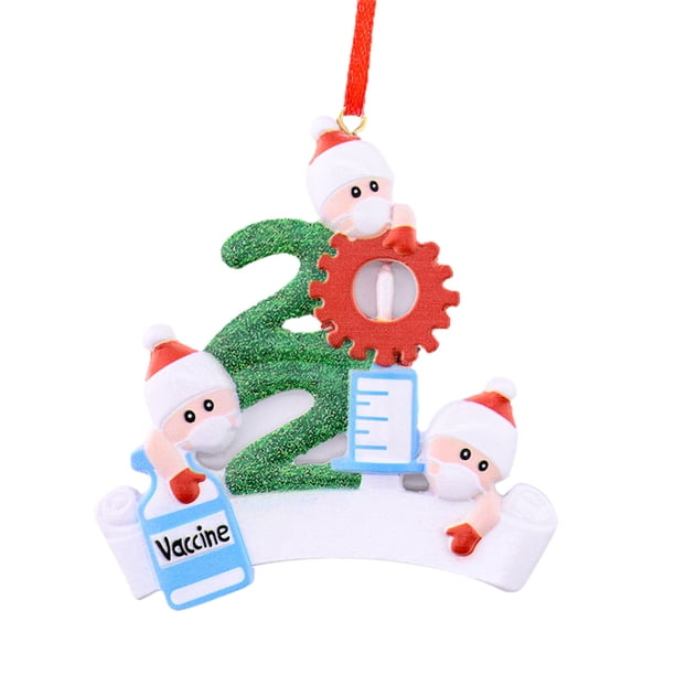 De Árbol De Navidad Familia Diy Saludos Escritos A Mano Colgante Regalo De Navidad Perfecto Para Vecinos, Familiares Y Amigos 2021 Colgante Guardurnaity HA043206-01