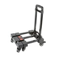 thumbnail image 4 of Carro de equipaje plegable Cola Carro utilitario Plegable con manija ajustable Base extensible Carga máxima 100 kg, 4 of 8