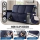 thumbnail image 3 of Funda de sofá reclinable TAOCOCO impermeable de 3 plazas azul oscuro, 3 of 7