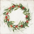 thumbnail image 2 of PI Studio  12x12 Gold Ornate Wood Framed with Double Matting Museum Art Print Titled - Classic Wreath, 2 of 4