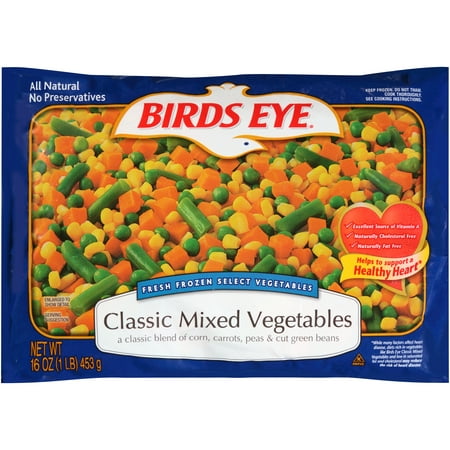 Birds Eye® Fresh Frozen Select Classic Mixed Vegetables 16 oz. Bag ...