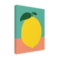 thumbnail image 4 of Trademark Fine Art Rosi Feist Lemon With Two Leaves Canvas Wall Art, 4 of 4