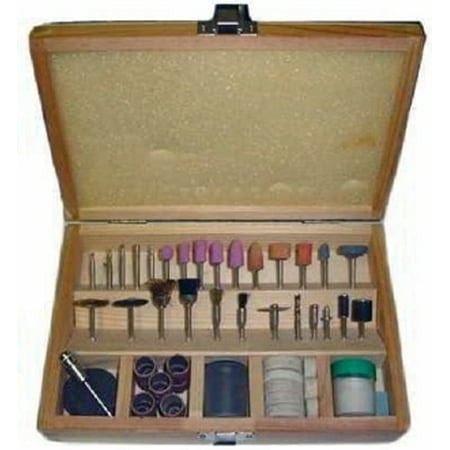 

100pc Rotary Tool Accessories Set with Wooden Storage Box