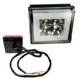 thumbnail image 6 of Ikon Motorsports Compatible with 15-23 Charger SRT Rear Bumper Diffuser Lip Valance W/ Clear LED Brake Lamp, 6 of 9