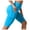 Sky Blue, variant on Women's High Waist Workout Shorts with Pockets, Seamless Textured Tight Biker Shorts for Gym & Running Clothes (Sky Blue, XXL)