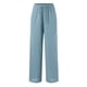 thumbnail image 5 of Pantalones palazzo de lino de cintura alta y pierna ancha para mujer - Pantalones de playa con cordón - Tallas S-3XL, 5 of 5