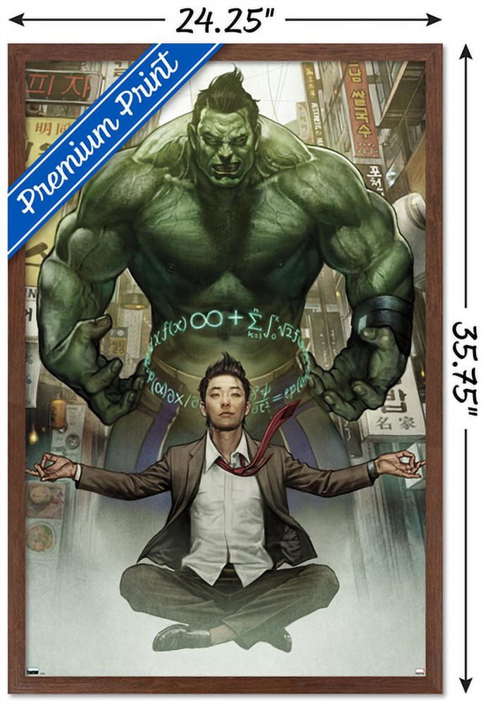 Marvel Comics - Hulk - Totally Awesome Hulk #16 Wall Poster, 22.375" x 34", Framed