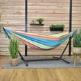 thumbnail image 4 of Vivere Hamac Double en Coton, Lit de Jour Confortable avec Support en Acier, 9 Pieds, Byron Bay, 4 of 7