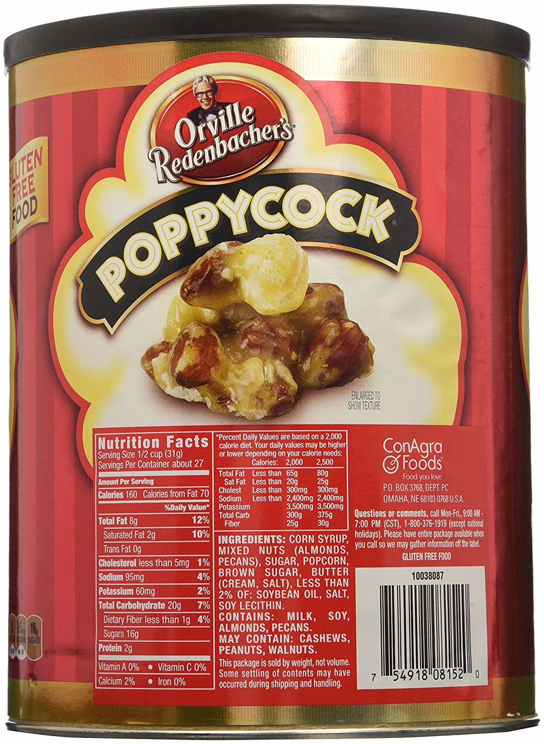 Orville Redenbacher's Original Poppycock, Almond and Pecan, Butter