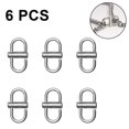 thumbnail image 1 of 6 hebillas de metal ajustables para bolso con correa de cadena, eslabones de cadena, clip pequeño para acortar la longitud de la cadena de metal., 1 of 8