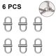 thumbnail image 1 of 6 hebillas de metal ajustables para bolso con correa de cadena, eslabones de cadena, clip pequeño para acortar la longitud de la cadena de metal., 1 of 8