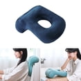thumbnail image 3 of Almohada para Siesta de Escritorio Yuyangstore Reposacabezas para Dormir Boca Abajo Azul Oscuro, 3 of 7