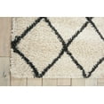thumbnail image 4 of Nourison Brisbane Trellis Ivory/Charcoal 8'2" x 10' Area Rug, (8x10), 4 of 5